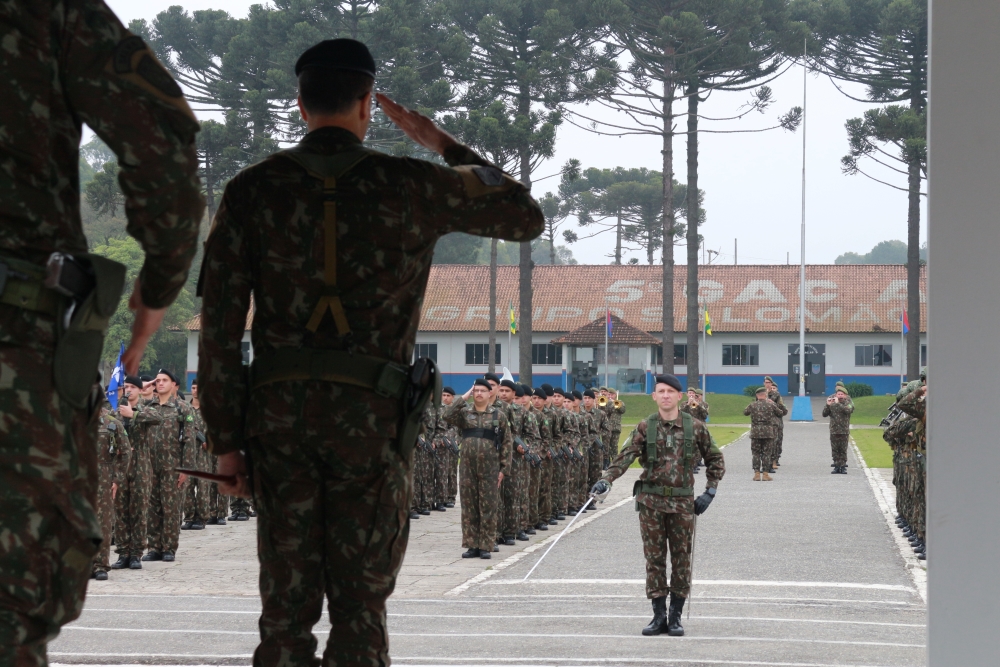 Visita do Comandante da 5ª Brigada de Cavalaria Blindada